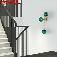aosong modern simple wall light creative led sconce lamp fixtures for home corridor bedroom decorative