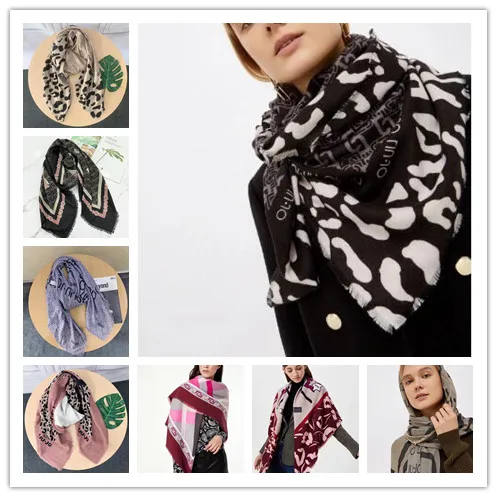 Шарф для пожилых женщин модный шарф оригинального бренда различных стилей