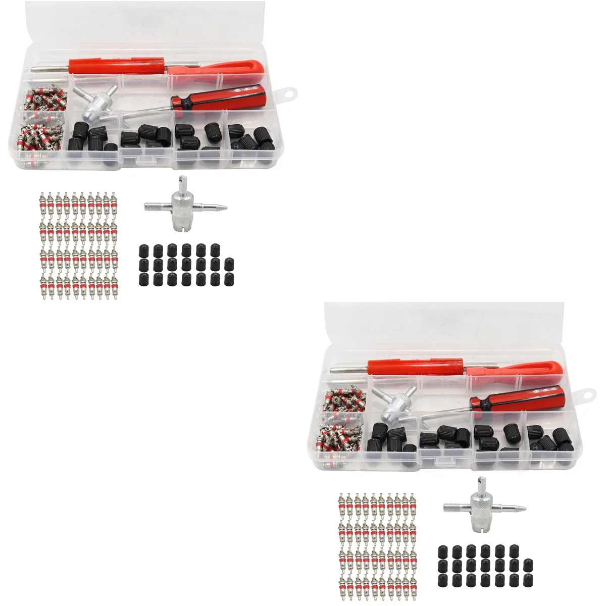 

2 Sets Core Removal Tool Stem Installation Tool Adjustment Tool