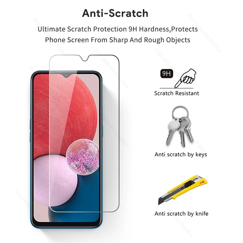 2pcs protective glass for samsung galaxy a 13 23 53 a13 a23 4g a33 a53 a73 m23 m33 m53 5g 2022 full cover screen protectors film free global shipping