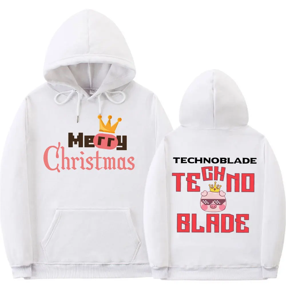 

Толстовка Technoblade Merch с длинными рукавами для мужчин и женщин, забавная Толстовка в стиле хип-хоп, пуловер унисекс, высококачественные хлопковые толстовки с капюшоном