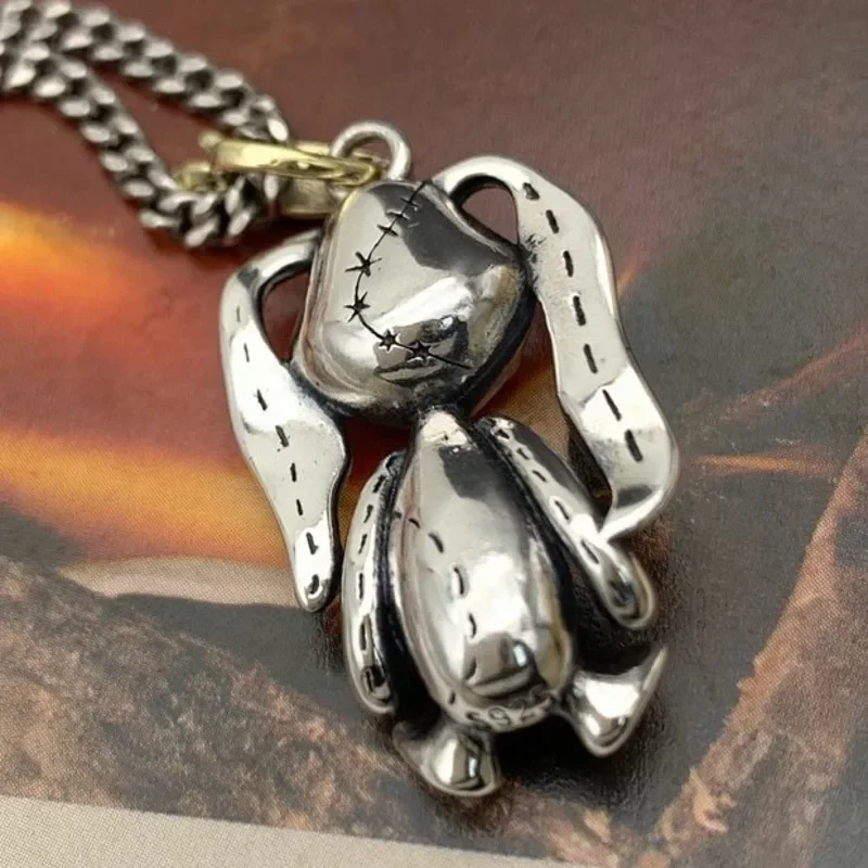 Новые ювелирные изделия из серебра s925 аксессуары модные куклы-кролики подвески