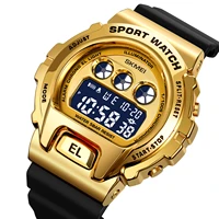 gold luxury watch for men top brand luminous sports man quartz stop watches electronic wristwatch clock hombre relogio masculino
