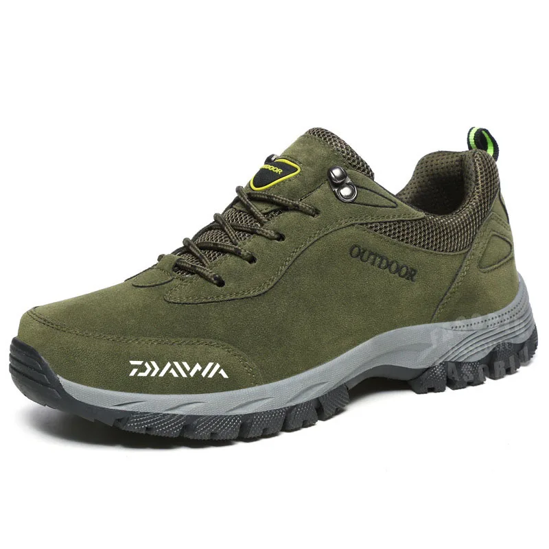 

Outdoor Men's Hiking Shoes Plus Size Casual Sneakers Mountaineering Camping Wear-resisting Anti-slip Fishing Shoes
