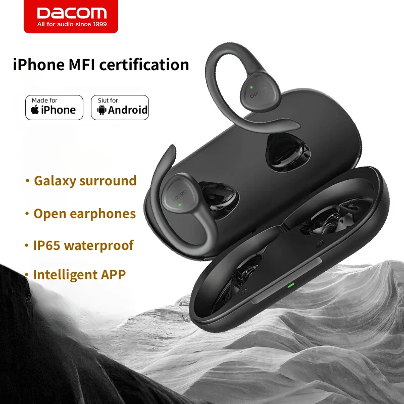 Новые Bluetooth-наушники DACOM OpenPods (G86) открытые спортивные наушники без ушей подвесные
