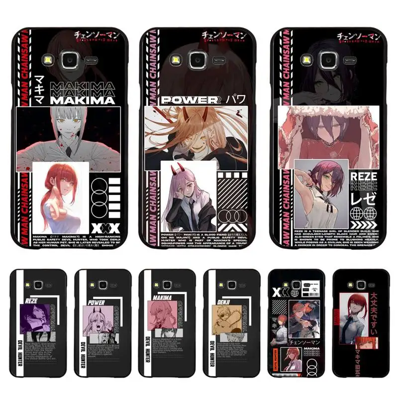 

Cute Cartoon Chainsaw Man Phone Case For Samsung Galaxy J4plus J6 J5 J72016 J7prime cover for J7Core J6plus