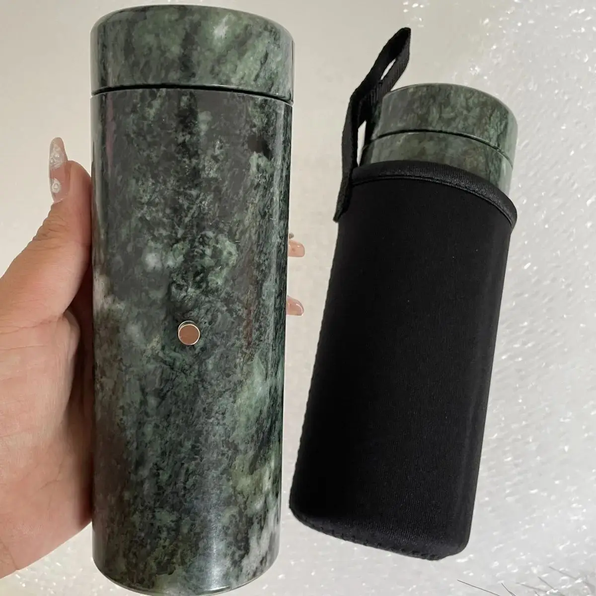 Manufacturers Direct Yaowang Stone Tea Cup Health Care Tea Cup Natural Pattern Magnetic Water Cup Send Cup Set Medicine Wang Shi