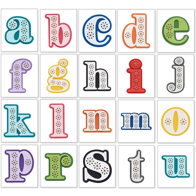 

26 English Alphabet Letters Metal Cutting Dies DIY Scrapbooking Paper Photo Album Crafts Mould Cards Punch Stencils
