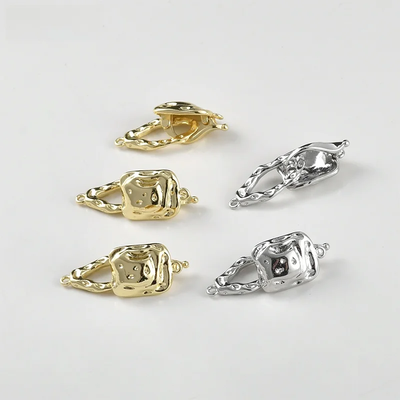 4K гальваническое настоящее золото Цвет фиксации прямоугольной жемчужной пряжки