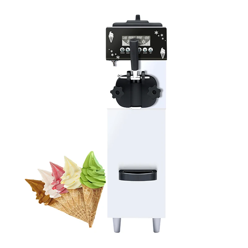 

Soft Ice Cream Machine Commercial Electric Desktop Small Automatic Sundae