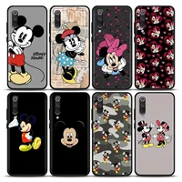 phone case for xiaomi mi 9 9t pro se mi 10t 10s mi a2 lite cc9 pro note 10 pro 5g silicone case cover cute anime minnie mouse