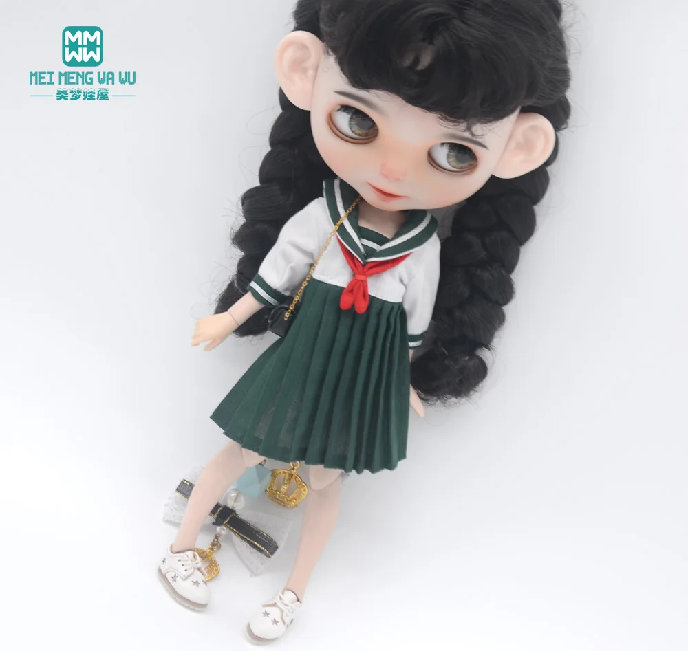 Одежда Blyth школьная форма юбка джинсовая кружевная для Azone OB22 аксессуары кукол |