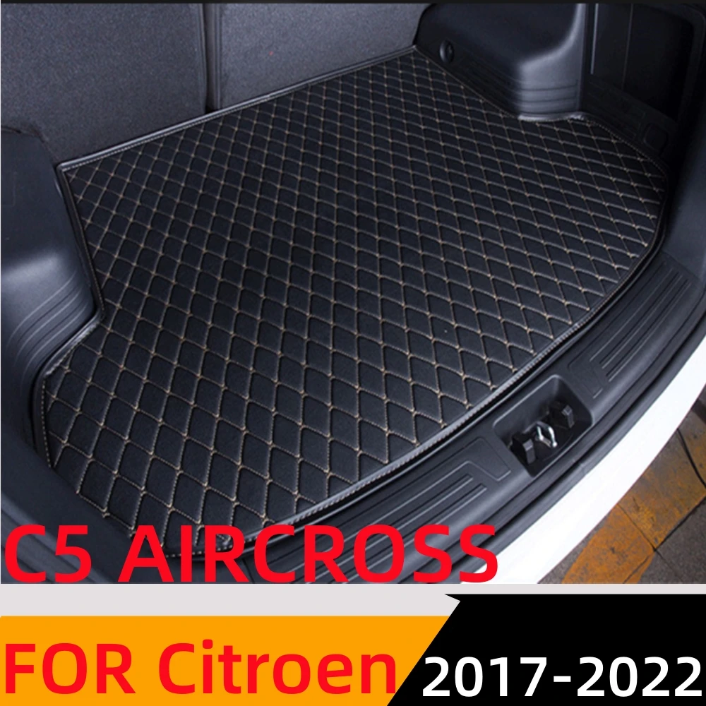 

Автомобильная подкладка для багажника Sinjayer, подкладка для багажника для любой погоды, плоская подкладка для груза, чехол для Citroen C5 AIRCROSS 2017-22