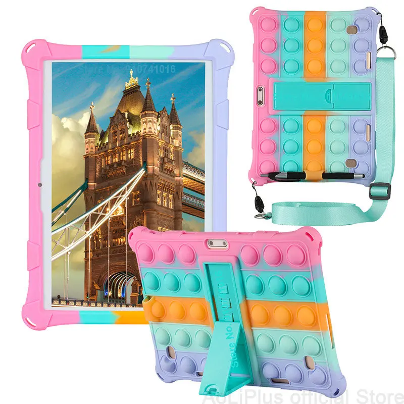 

Soft Bubble Silicon Case For Teclast P20hd M40 Pro M40Pro Protective Cover For 2020 Teclast P20 HD 10.1 inch Tablet Kids Case