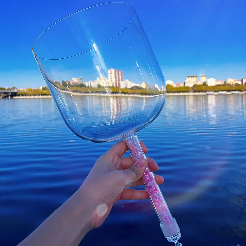 

Прозрачная Хрустальная Поющая чаша с розовой ручкой, кварцевые стеклянные чакры, Исцеляющие кристаллы, чаши для йоги, медитации, пения, инст...