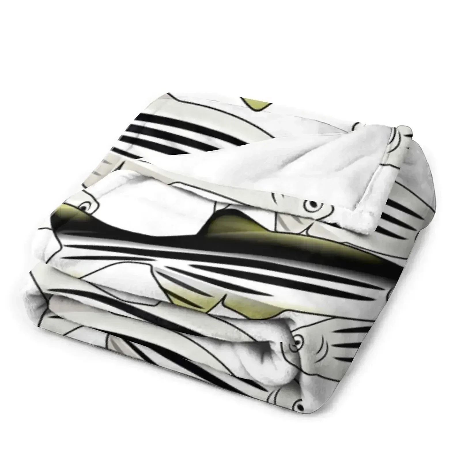 Монохромное одеяло ZebraFish рождественское украшение большие одинарные одеяла