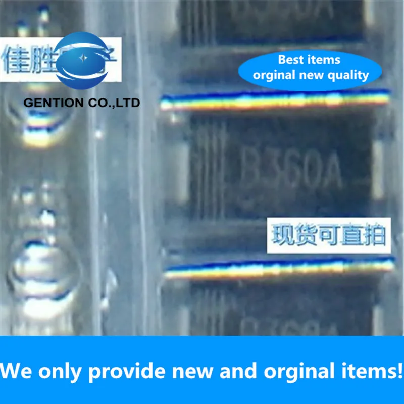 

100% Новый оригинальный Шелковый экран B360A 3A60V Schottky DO214AC B360A, 50 шт.