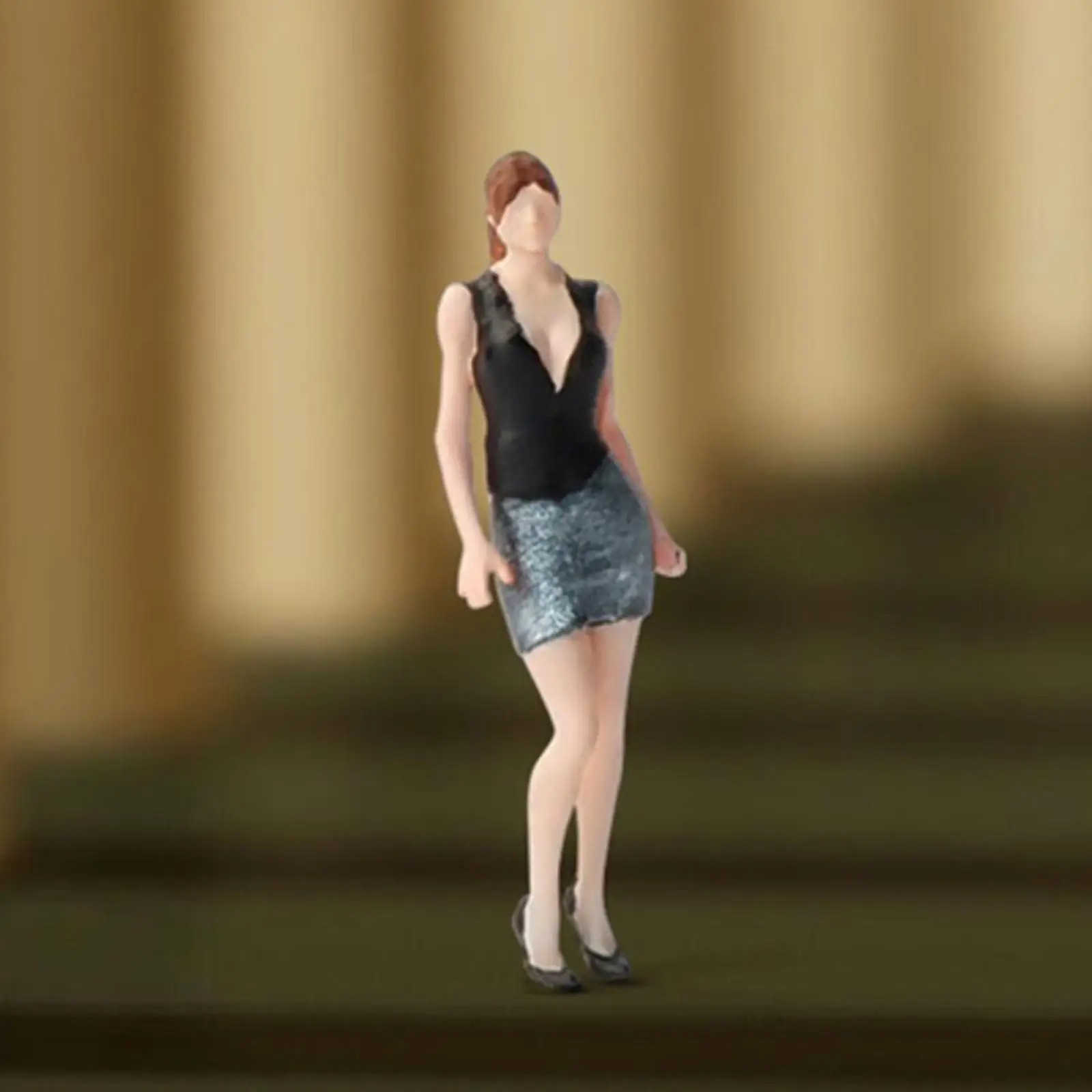 

Полимерная Женская фигурка 1:64, миниатюрные сцены, сказочные садовые весы, диорамас, коллекции, микро-ландшафтный макет, реквизит для фильма, украшение