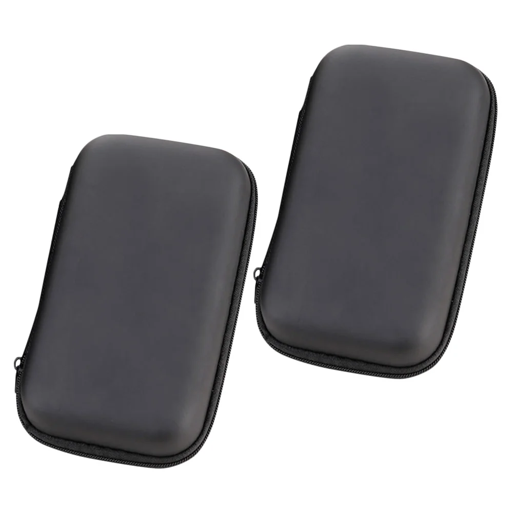 

2pcs Cable Storage Bag Earphone Storage Case Mobile Organizer Zipper Pouch