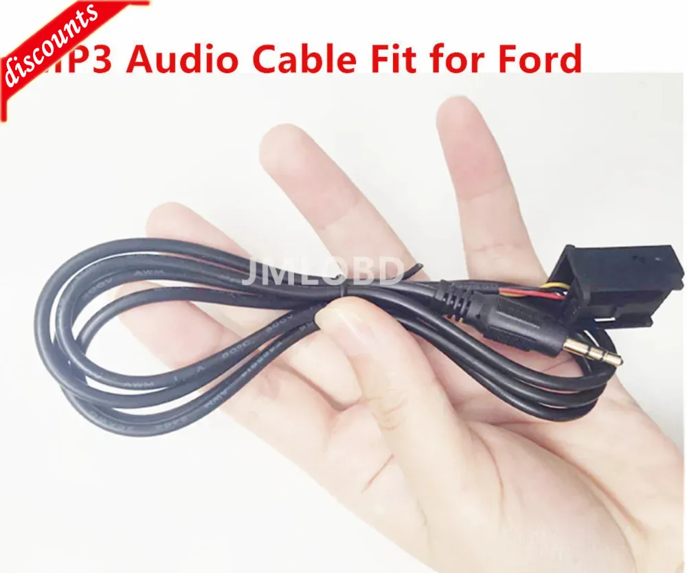 

3,5 мм 6000 компакт-дисков, внешний кабель AUX, входной адаптер, аудиокабель MP3, подходит для Ford Focus MK2 C-MAX S-MAX Mondeo Fiesta Fusion