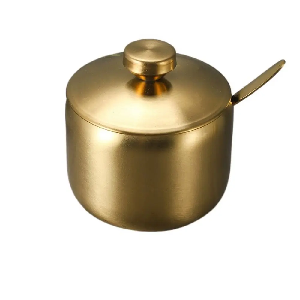Серебряная/Золотая сахарница из нержавеющей стали