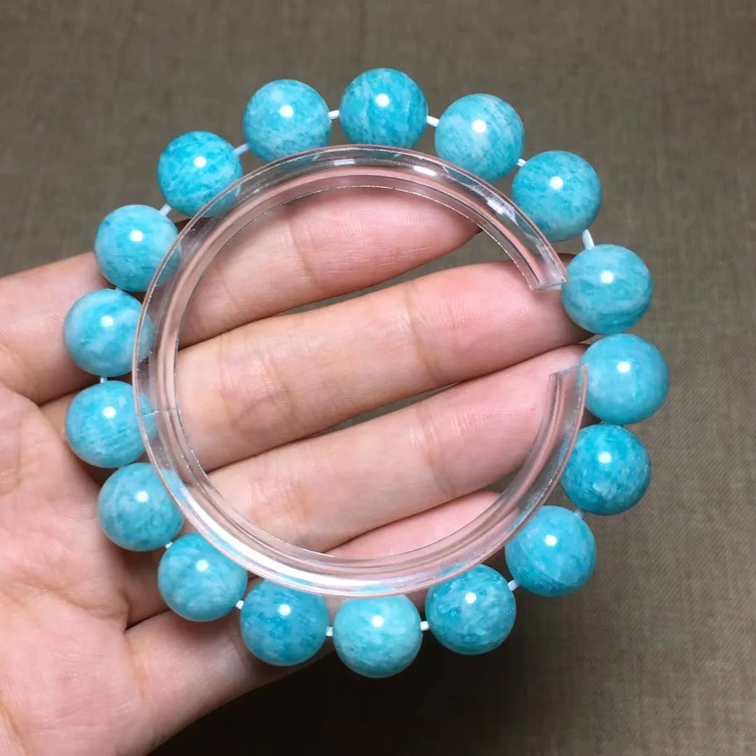 

Браслет из натурального зеленого амазонита, 11 мм