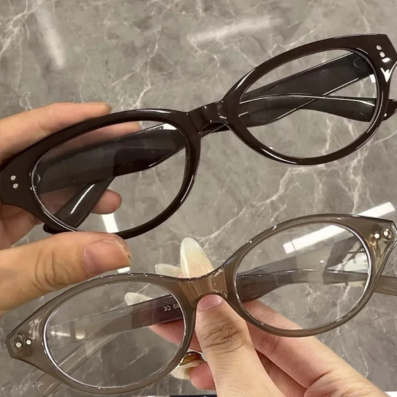 1/2 шт. женские овальные очки в стиле ретро