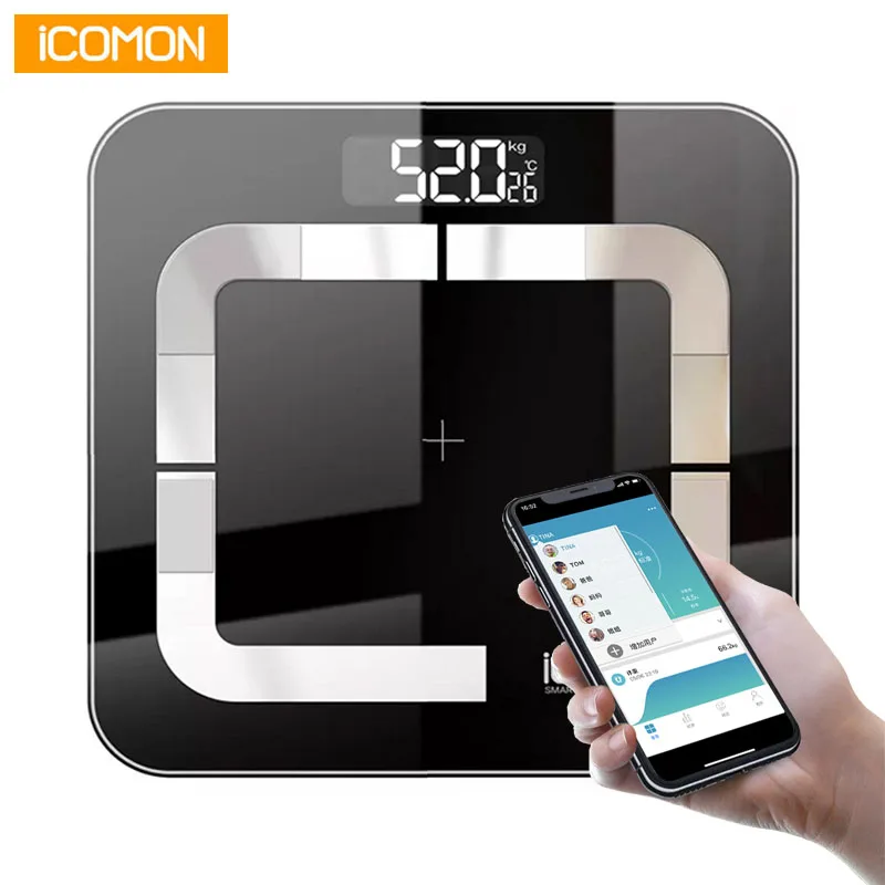 

Лидер продаж, весы icomon i31 Mi для взвешивания тела, умные весы для ванной, весы для взвешивания жира, весы с Bluetooth, весы для взвешивания индекса массы тела, напольные весы 20