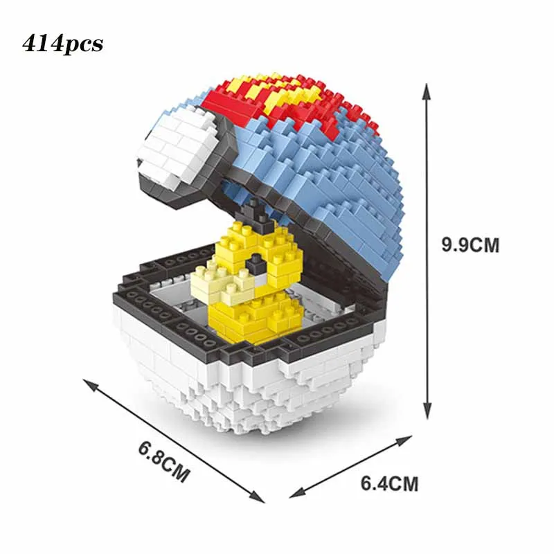Куклы Cubone из мультфильма Аниме Пикачу модель куклы Psyduck кирпичи для детей подарки