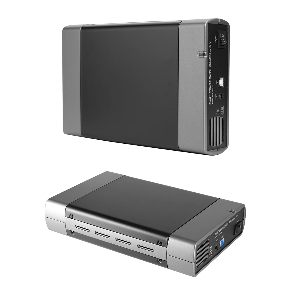 

5.25inch Optical Drive Enclosure USB3.0/2.0 To SATA 8TB External Hard Drive Enclosure 16 Speed Recording HDD SSD Enclosure Case