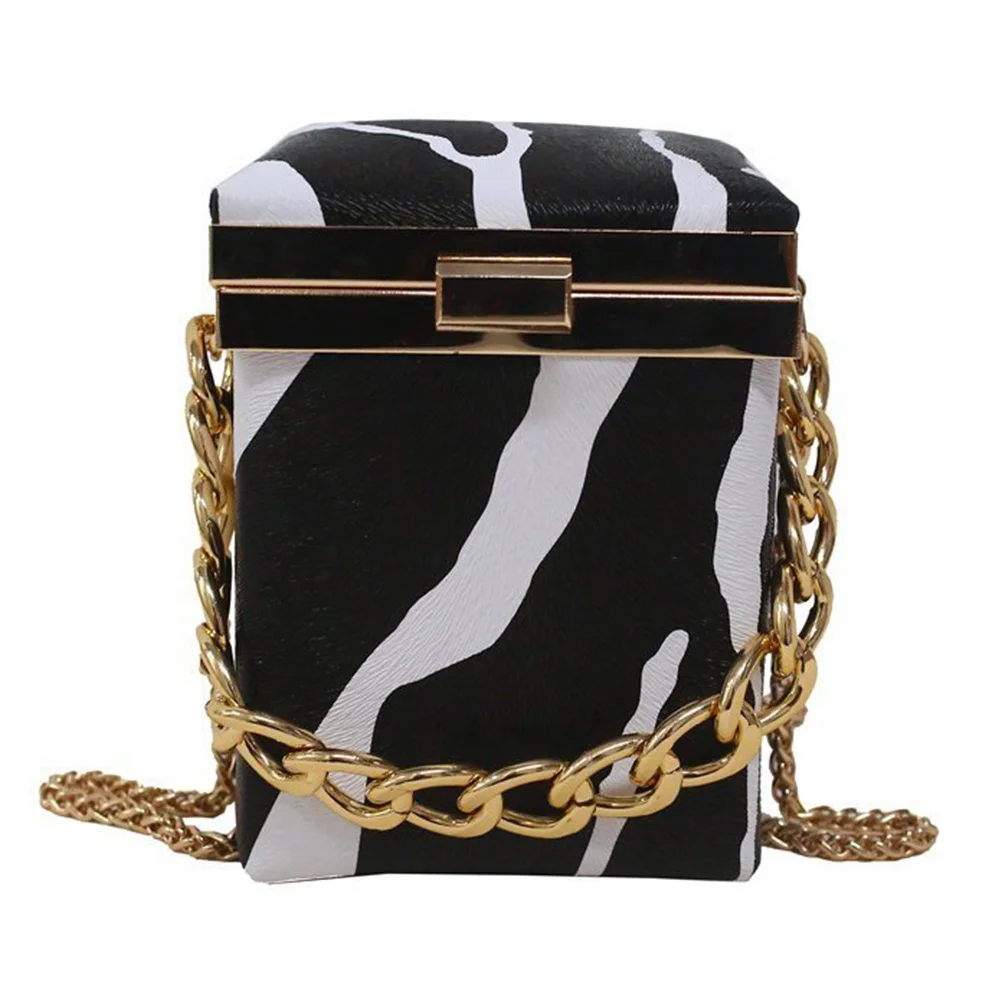 

Geometric Women Chain Purse Handbagswallet Bucket Girl Shoulder Handbag Box Evening Messenger Cross Body Mobile