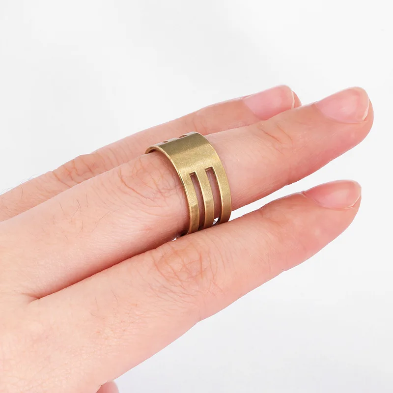 2pcs 18.5mm Stainless Steel Copper Material Jump Ring Opening Closing Finger Tools For Jewellery Components Making Accessories