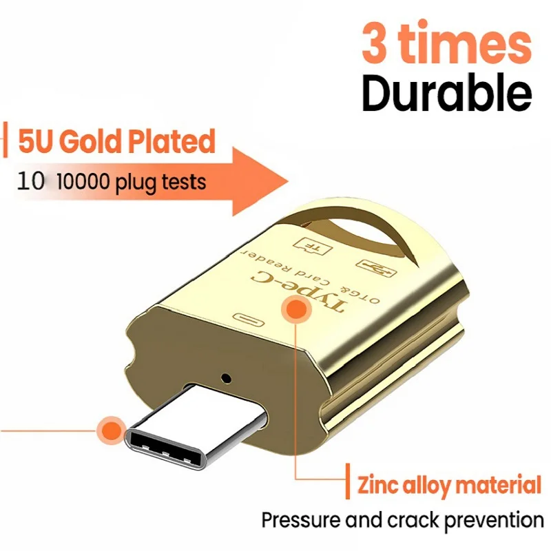 

USB 3.0 To Type C Adapter OTG To USB C OTG Type-C Card Reader USB-C TF Micro SD Adapter Phone Adapters micro sd card reader