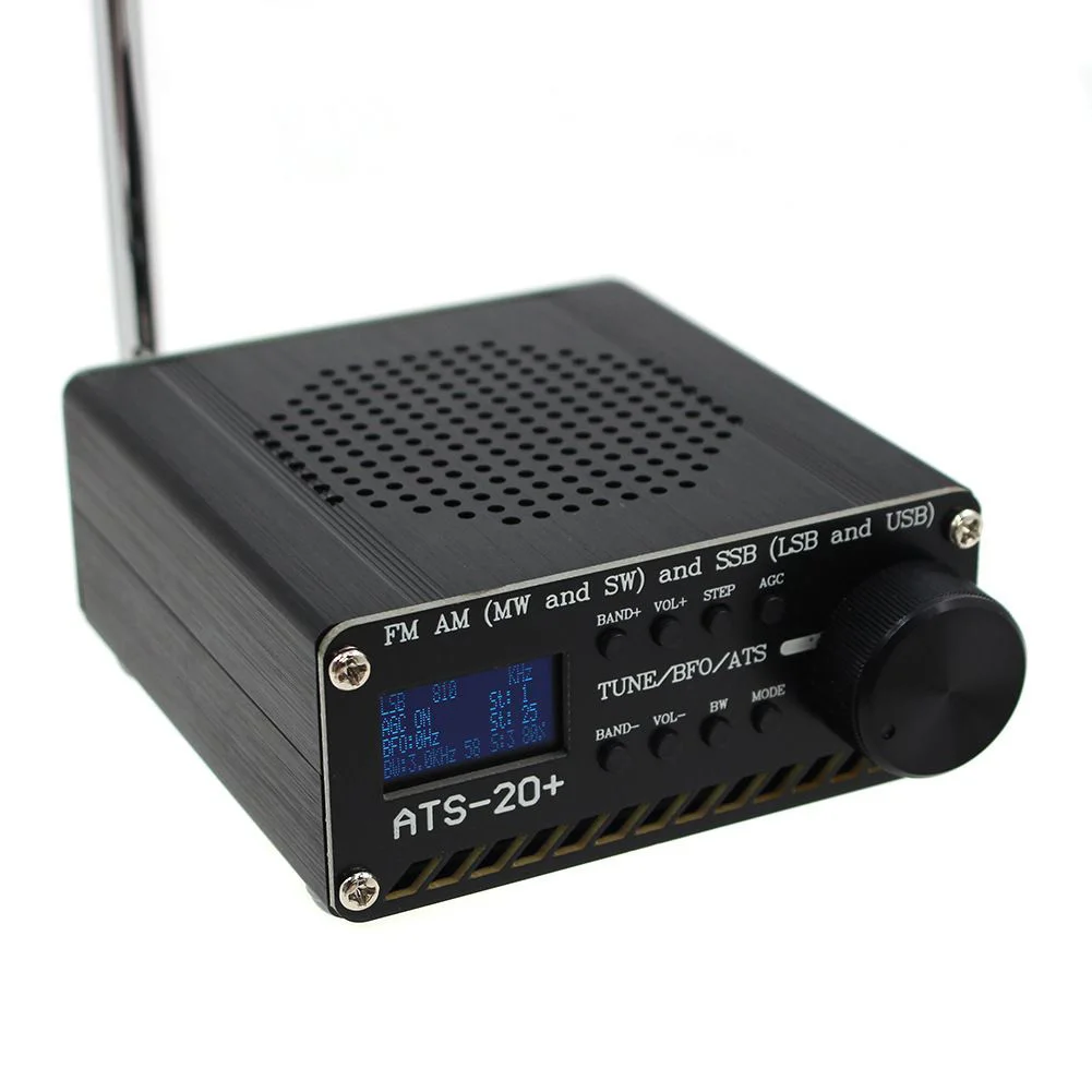 

ATS-20 Plus ATS20 V2 SI4732 Portable Radios Full Radio Receiver FM AM MW SW SSB (LSB & USB) Radio Receiver Music Player