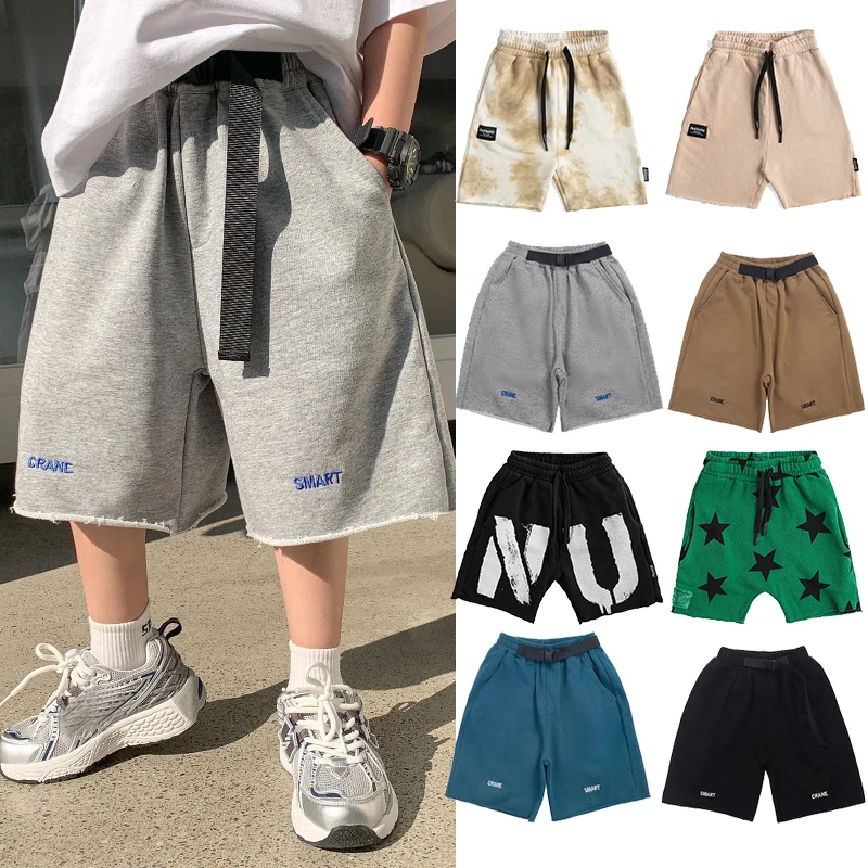 2023 Boys Girls children's Kids Shorts Baby Summer loose casual cotton sports pants