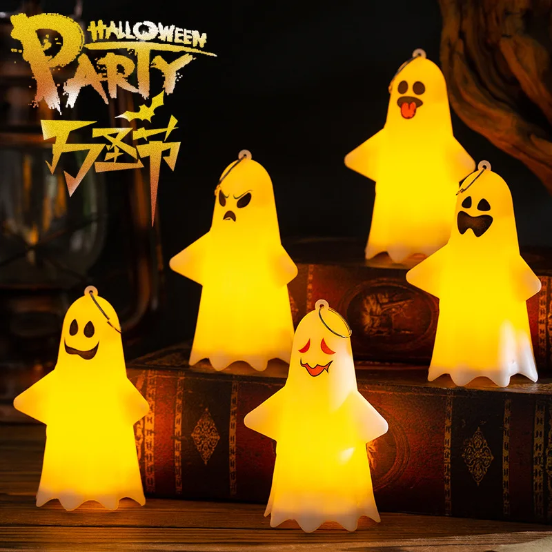 

Halloween LED Ghost Hanging Lamp Horror Pumpkin Lantern Ghost Pendant Party Haunted House Home Decor Horror Props