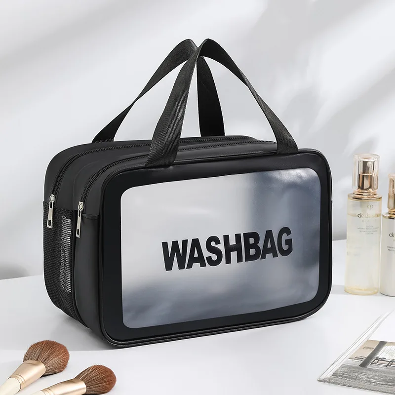 

Brand New Double Layer Dry Wet Separation Makeup Bag Large Capacity Storage Waterproof Wash Makeup Bag Organizer
