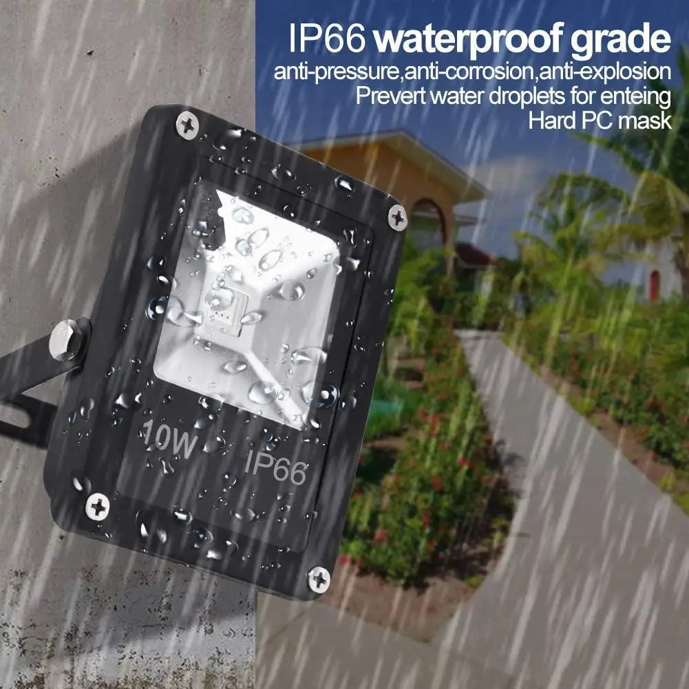 

Motion Sensor Led Flood Light 220V Outdoor LED Spotlight Floodlight Wall Lamp Reflector IP66 Waterproof Remote Control Lighting