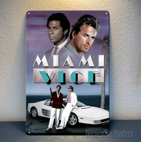 

Металлический постер Miami Vice 20x30 см