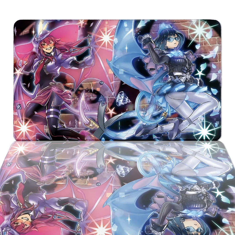 Игровой коврик YuGiOh злые Близнецы и живые близнецы Ki-sikil &amp Lil-la TCG настольная игра