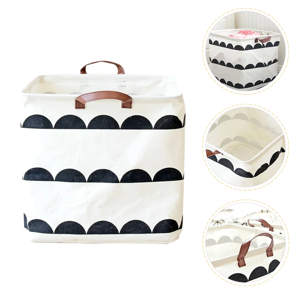 

Basket Storage Laundry Foldable Clothes Hamper Canvas Bins Organization Dirty Bin Room Sundries Toy Kids Open Home Box Cube