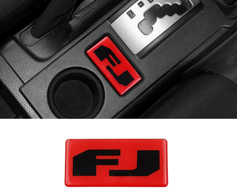 

Эпоксидная наклейка для Toyota FJ Cruiser, панель шестерни, декоративные аксессуары, интерьерная нашивка FJ Cruiser