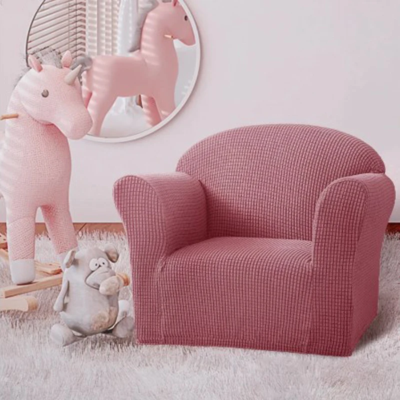 Couch Cover Solid Color Elastic Stretch Mini Size Settee Sli
