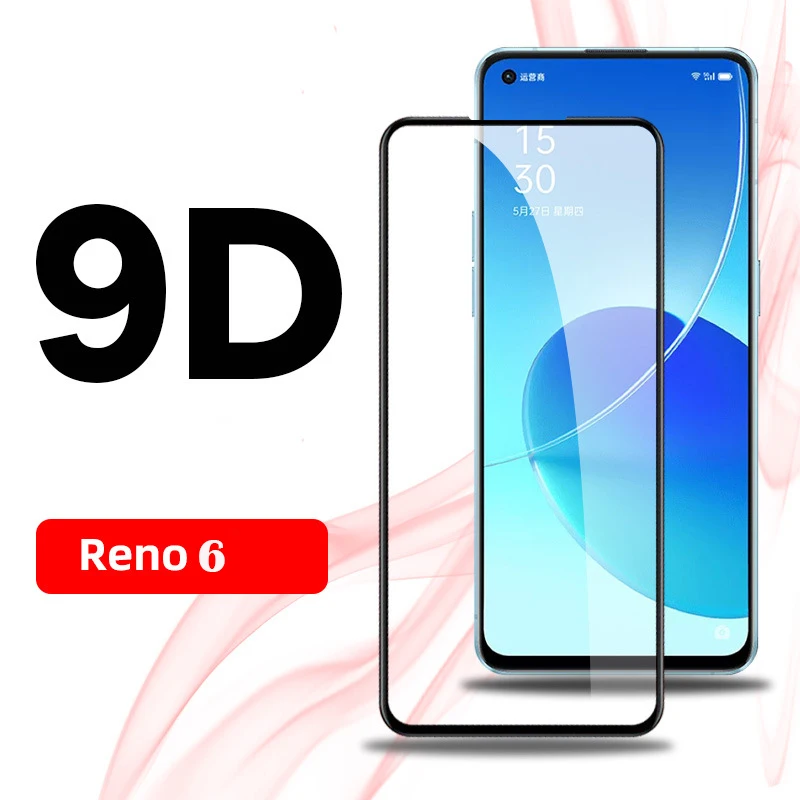 

Защитное стекло 9H для OPPO Reno6 Lite Z 5G закаленное стекло для oppo reno 6Z 6 Lite Reno6Z защитное стекло с черными краями