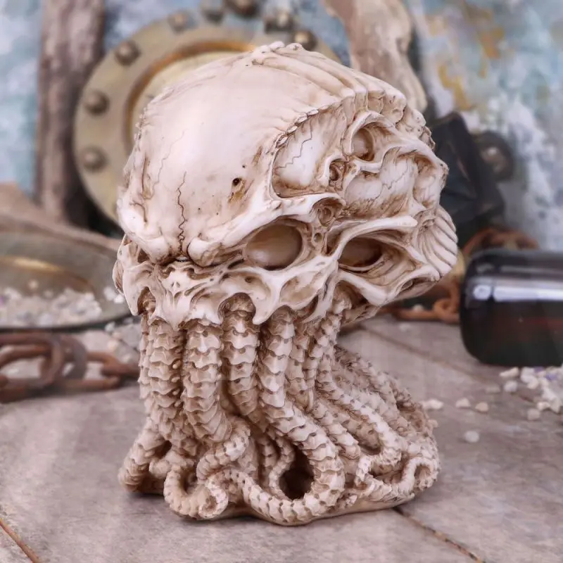 

Home Decor Cthulhu Skull Mythical Statues Resin Octopus Craft Figurines Home Decoration Accessories Cthulhu Skull Ornaments