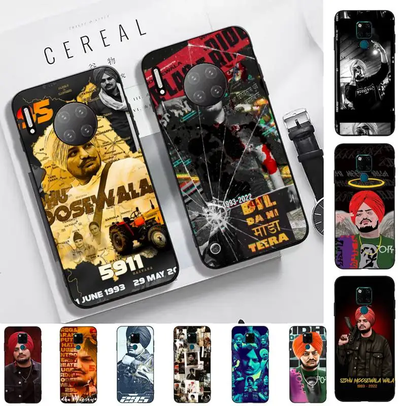 

Indian Rapper Sidhu Moose Wala Phone Case for Huawei Mate 20 10 9 40 30 lite pro X Nova 2 3i 7se cover