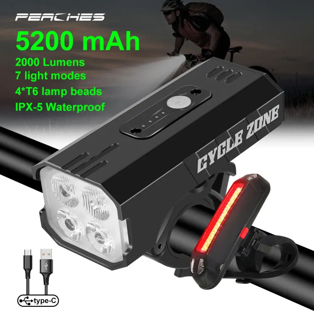 

Велосипедный передний фонарь, 1500 лм, водонепроницаемый светодиодный фонасветильник T6 с зарядкой от USB для горного велосипеда, дорожный велосипедный фонарь, налсветильник фонарь, фонарь