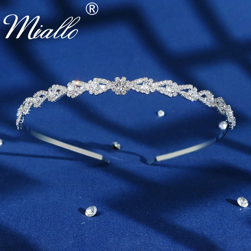 Обруч для волос MIallo Блестящий Женский элегантная Милая повязка на голову простой