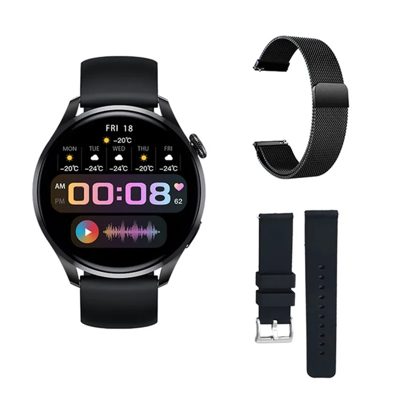 

Xiao Mi Smart Watch HW66 AMOLED HD Screen SmartWatch Heart Rate Monitor Men Women Bluetooth Call pk Huawei GTR 3 GTS2 IWO 13