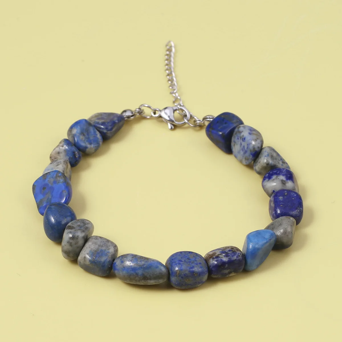 

Natural Stone Lapis Lazuli Beads Bracelet Cube Polished Amazonite for Women Man Charm Reiki Healing Bracelet Jewelry Gifts